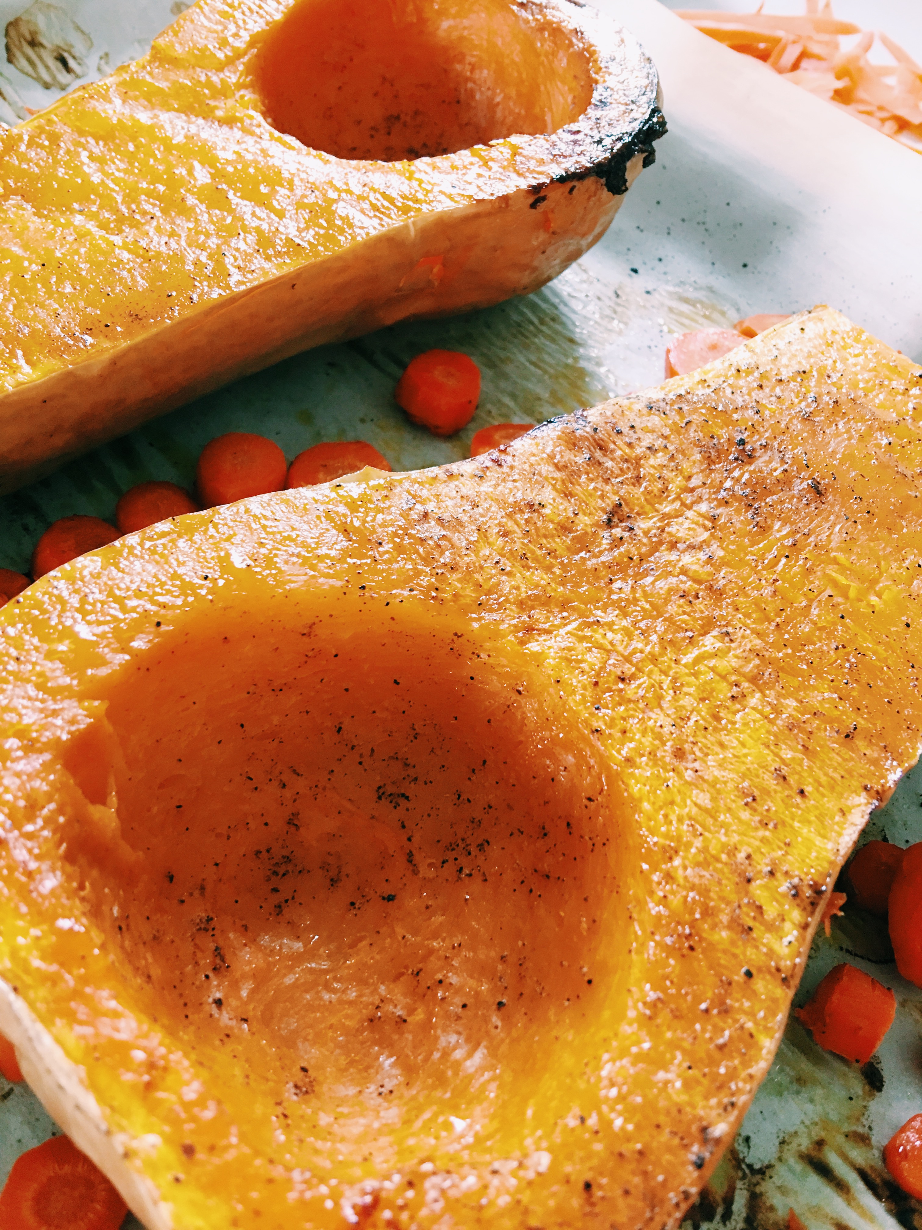 Roasted Butternut Squash And Carrot Soup 