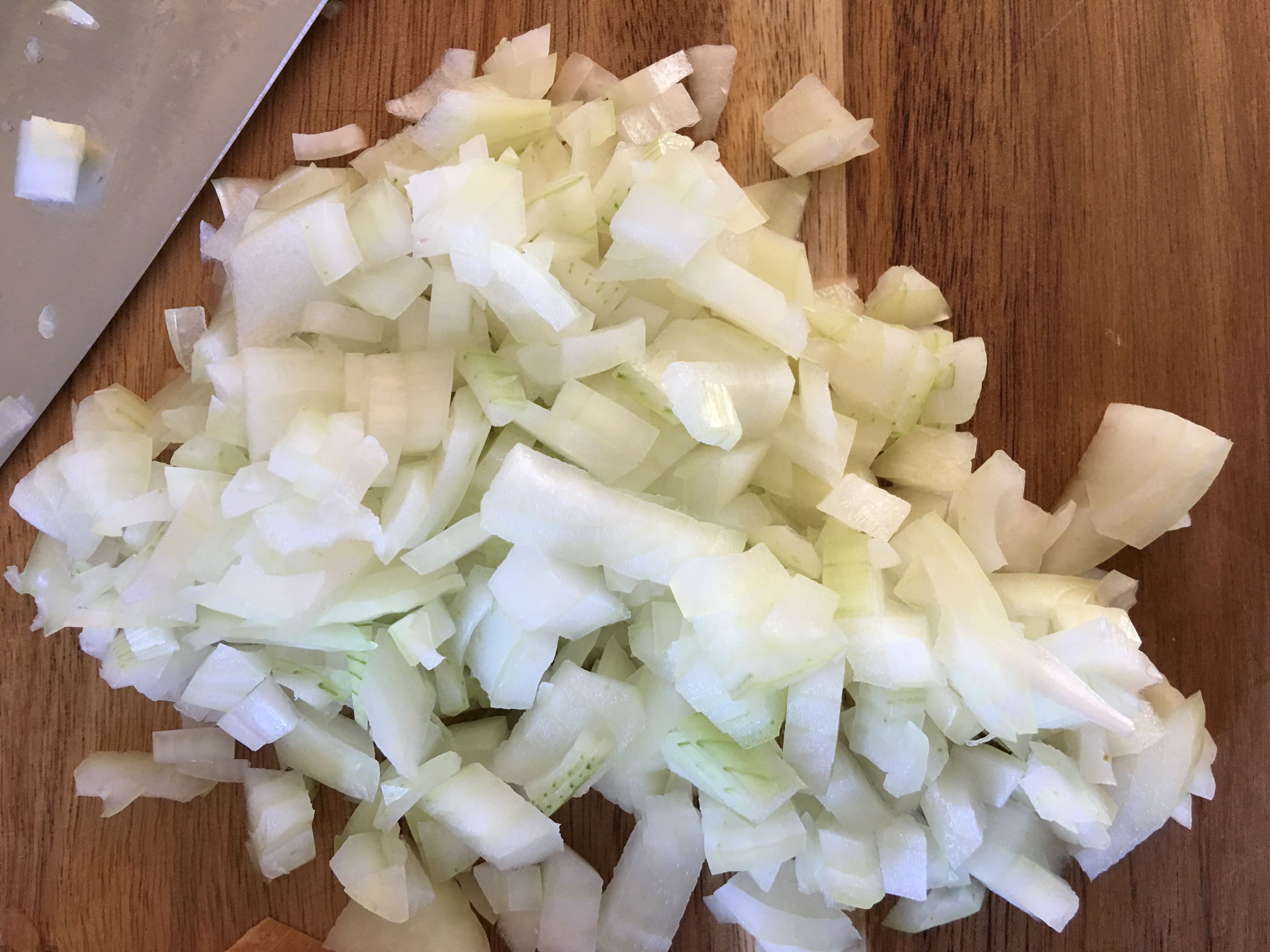 diced onion 