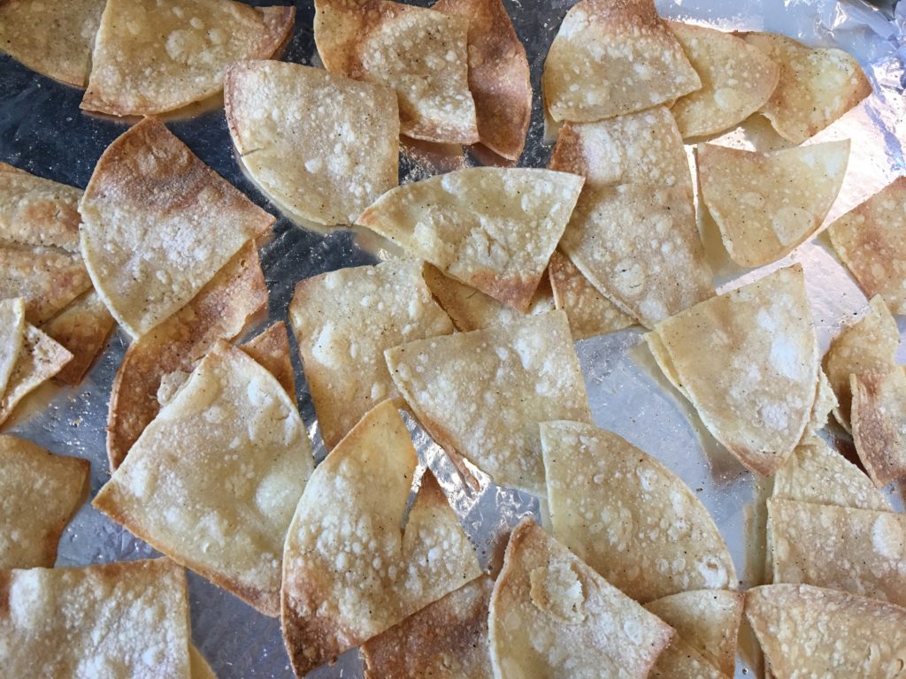 Homemade Quick and Easy Baked Corn Tortilla Chips